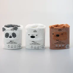MINISO Asciugamano Per Capelli We Bare Bears (1Pz) New