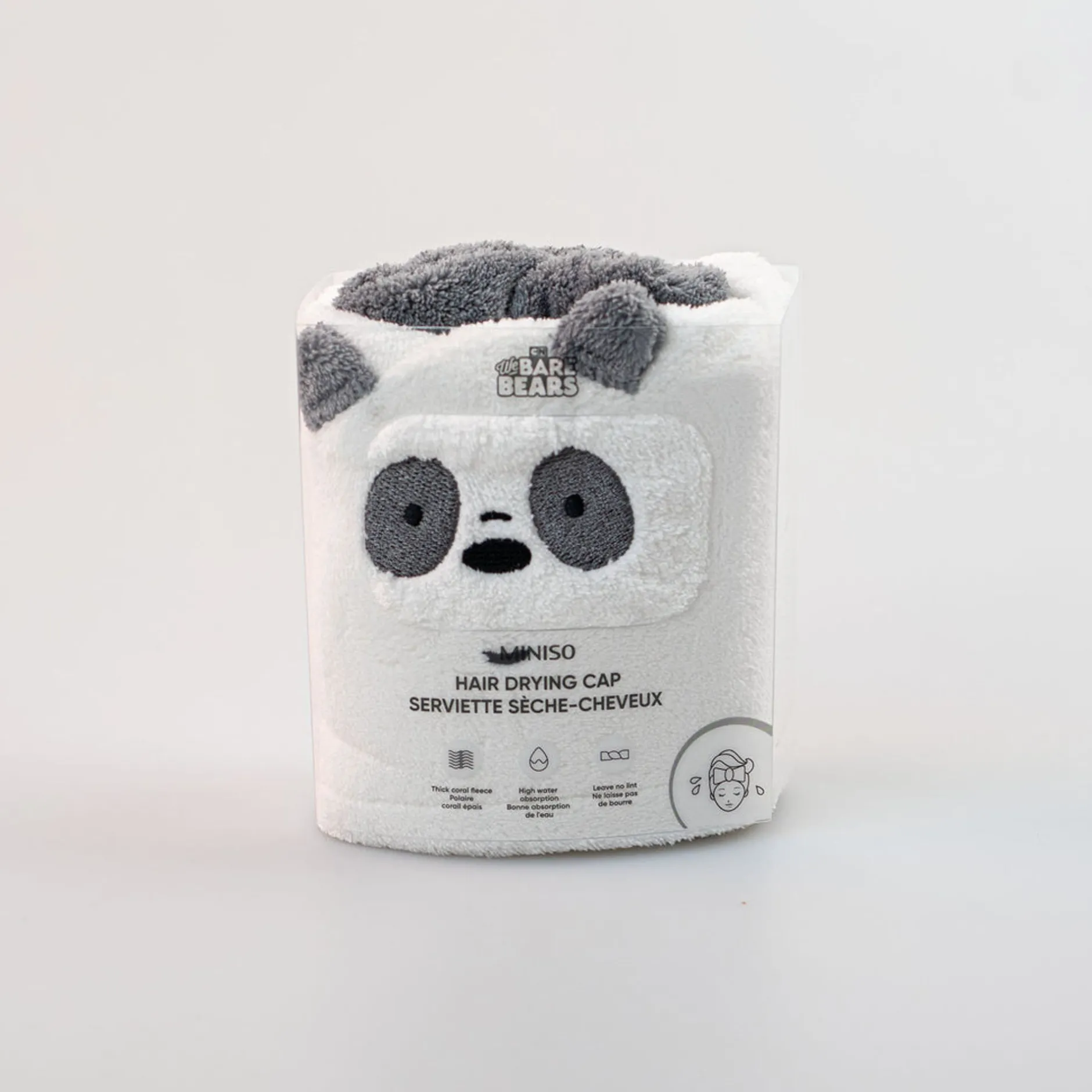 MINISO Asciugamano Per Capelli We Bare Bears (1Pz) New