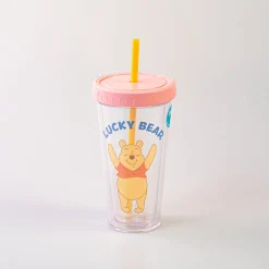 MINISO Borraccia Con Cannuccia - Winnie The Pooh Clearance