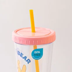 MINISO Borraccia Con Cannuccia - Winnie The Pooh