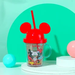 MINISO Borraccia Con Cannuccia Collezione Disney - (1Pz) Outlet