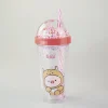 MINISO Borraccia Gigi Rosa Con Cannuccia (420Ml) Discount