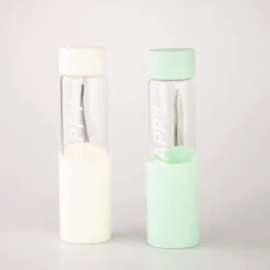 MINISO Borraccia In Vetro Da 370 Ml Verde Clearance