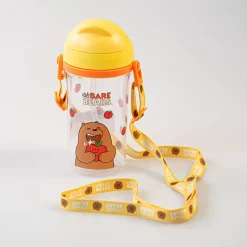 MINISO Borraccia We Bare Bears Con Tracolla - Grizzly Outlet
