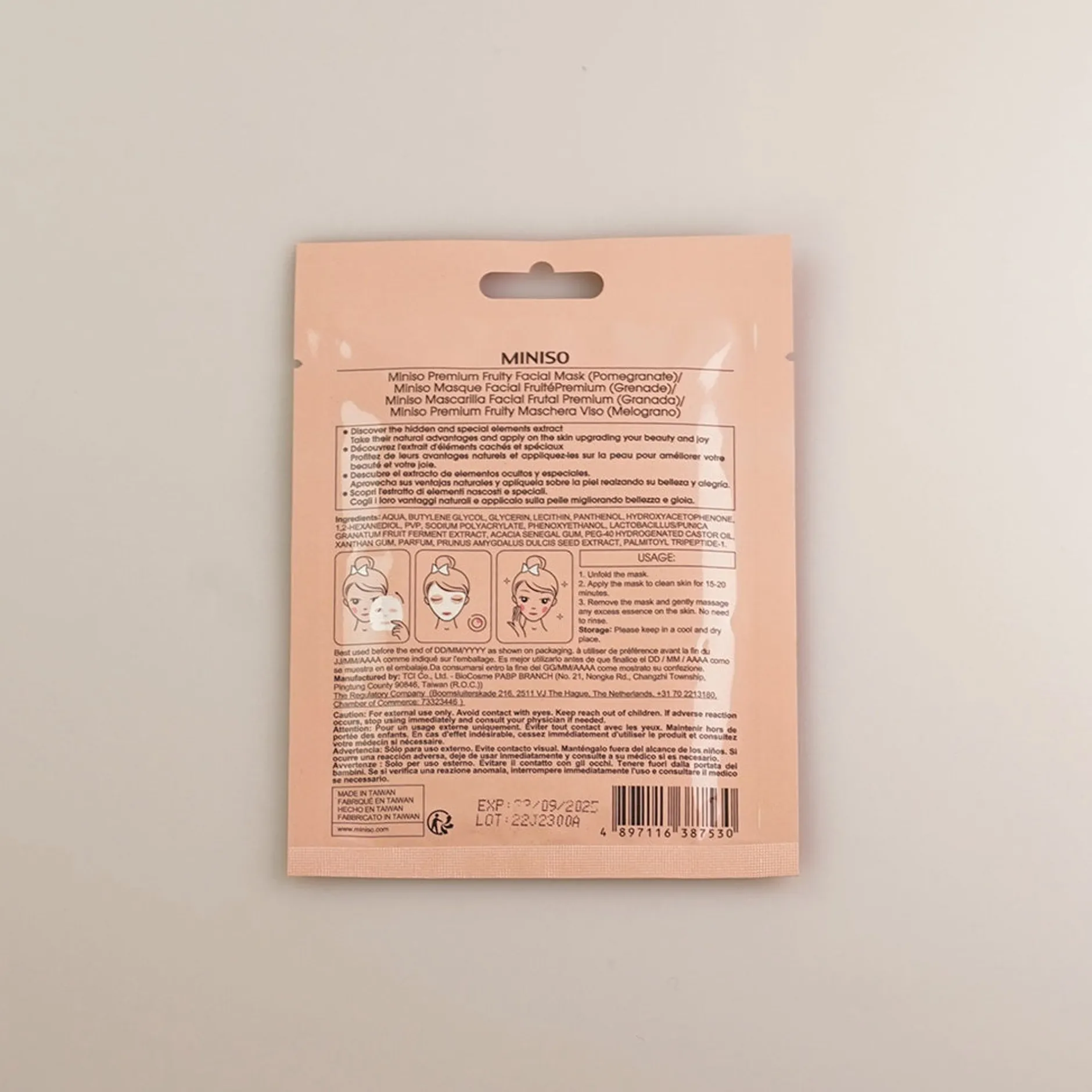 MINISO Maschera Per Il Viso - Melograno Discount