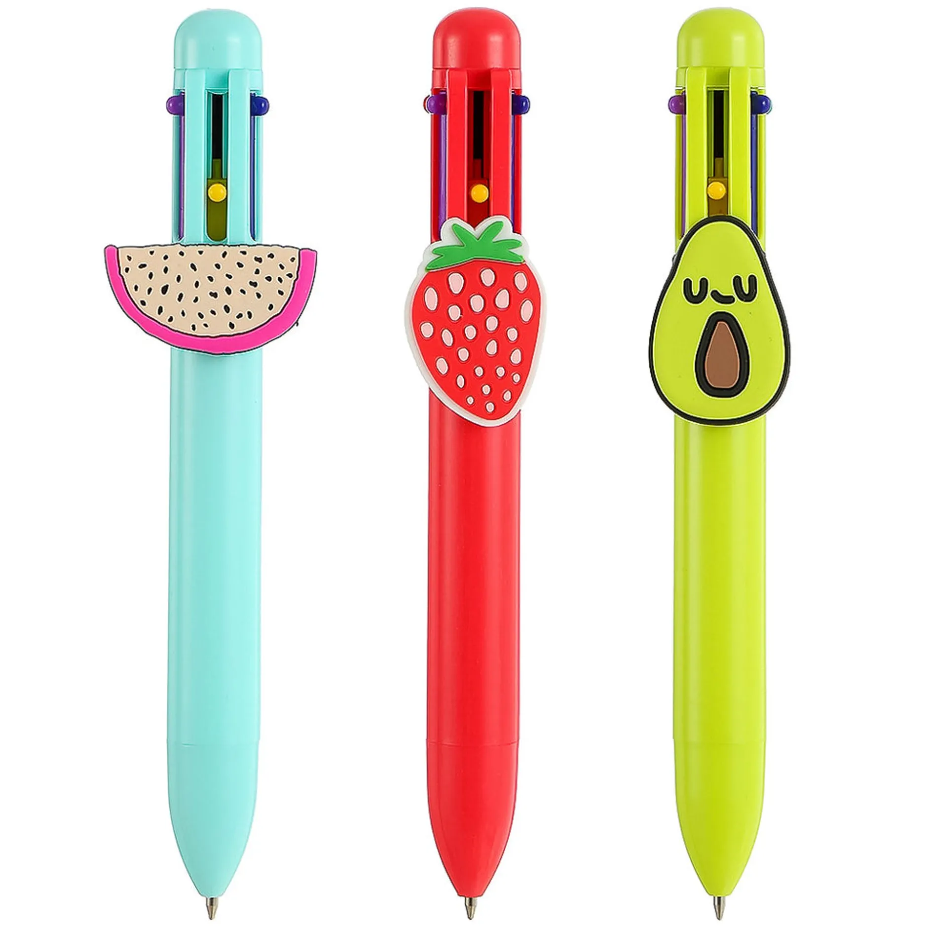 MINISO Penna 6 Colori - Fruit Series (1Pz) New