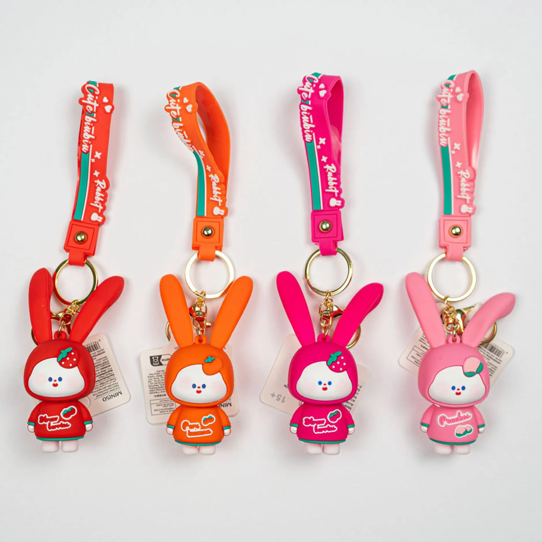 MINISO Portachiavi Coniglio - Fruit Series (1Pz) Discount