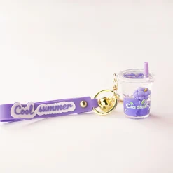 MINISO Portachiavi Cool Summer Drink - Blue (1Pz) Online