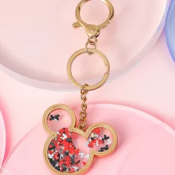 MINISO Portachiavi Mickey Mouse Glitterato Oro Outlet