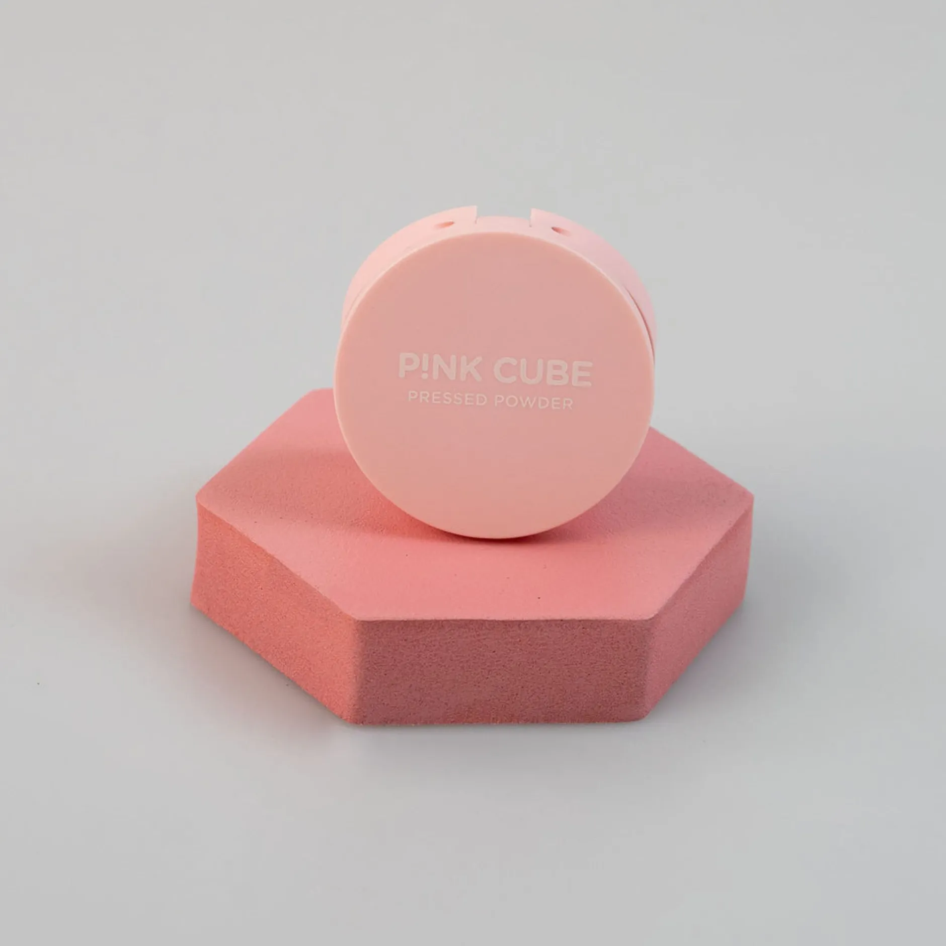 MINISO Pressed Powder - Pink Cube (01 Creamy Beige) Online