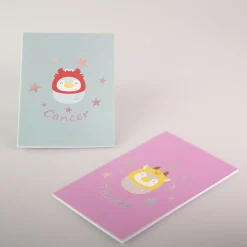 MINISO Quaderno Rilegato A Punto - Collezione Segni Zodiacali (A5) - (2Pz) Online