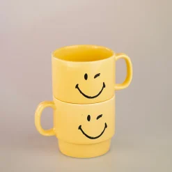 MINISO Set 2 Tazze - Collezione Smiley World (350Ml) Best