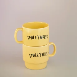 MINISO Set 2 Tazze - Collezione Smiley World (350Ml) Clearance