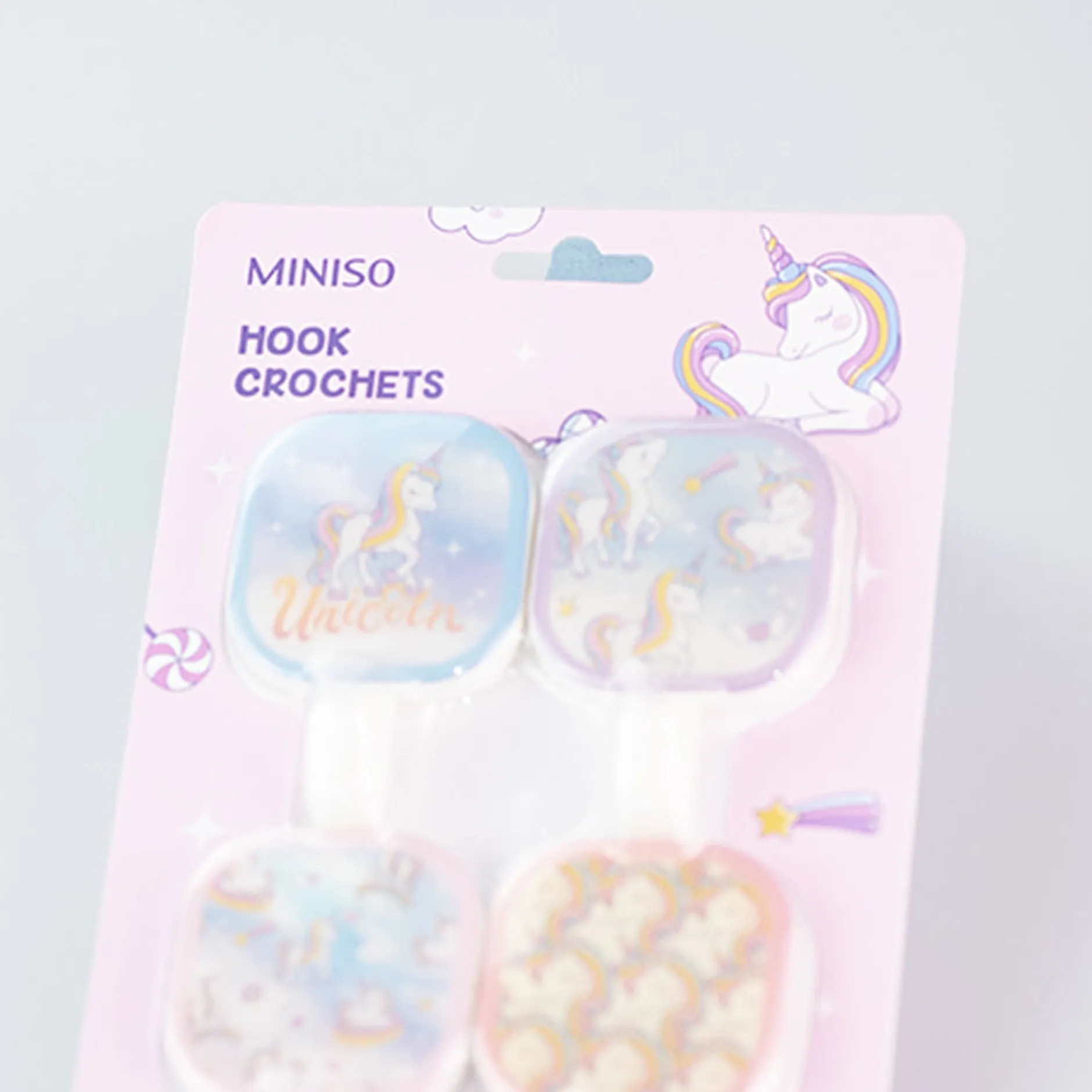 MINISO Set Ganci Da Muro - Unicorn Dream (4Pz) Sale