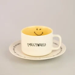 MINISO Tazza E Piattino - Collezione Smiley World (200Ml) Discount