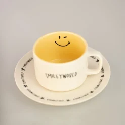 MINISO Tazza E Piattino - Collezione Smiley World (200Ml) Discount